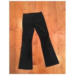 Bébé Bell Flare Suede Pants
